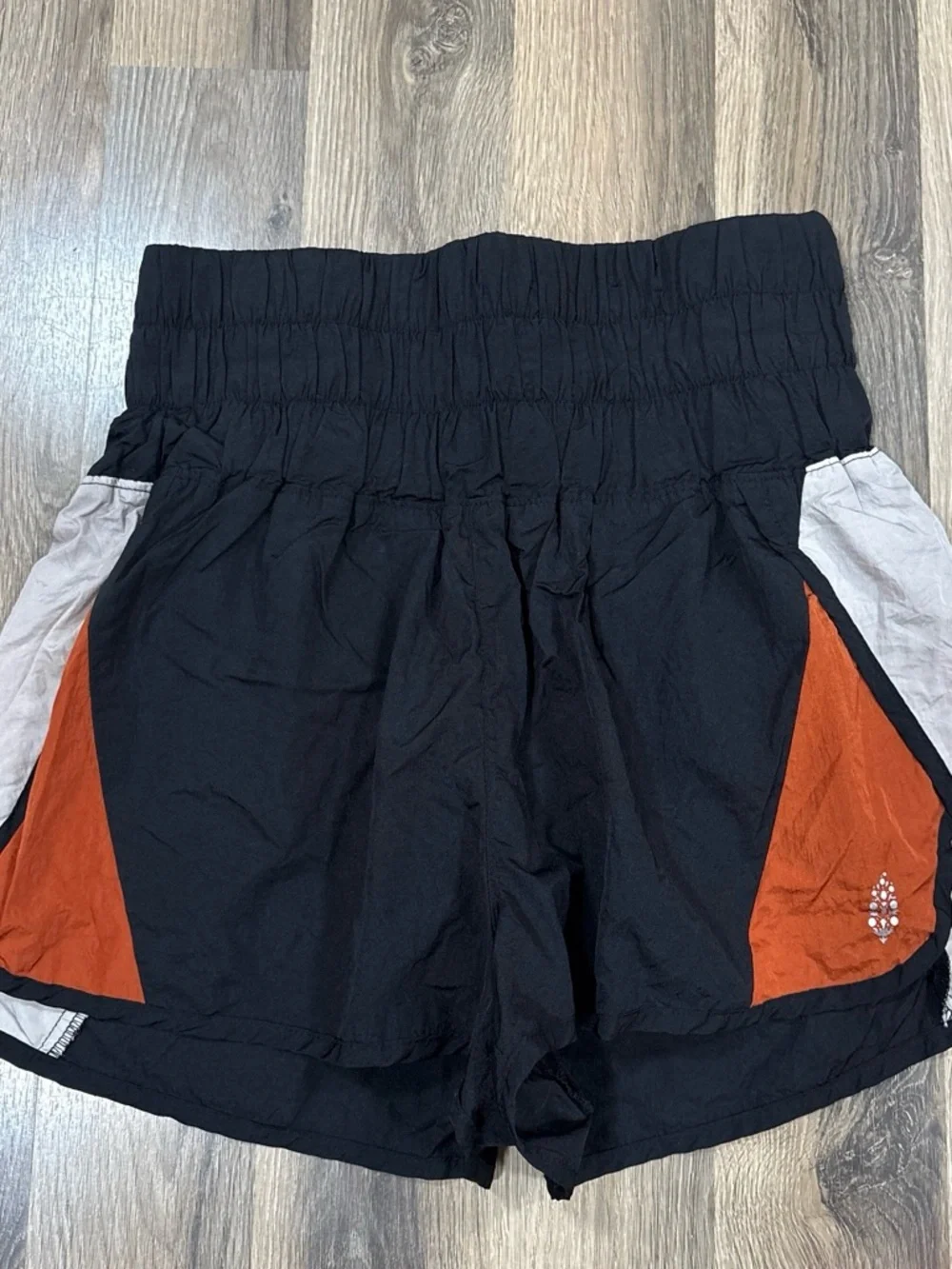 Forever 21 Black and Rust Athletic Shorts